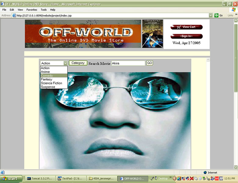 Offworld Online DVD Store